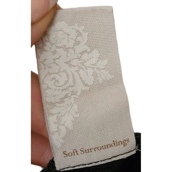 Soft Surroundings Cutout Shoulder Thermal Tunic Top Shirt Womens S Gray Waffle K - Picture 9 of 9